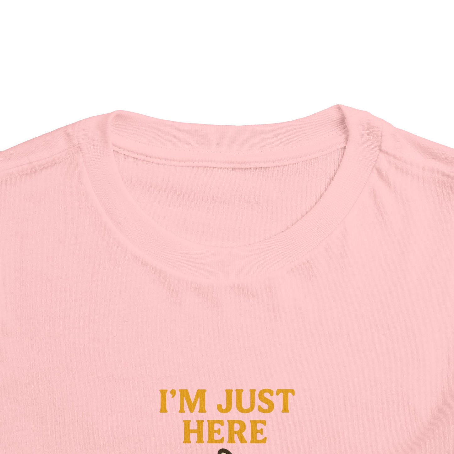 I'm Here for the Pie" Toddler Tee - Funny Thanksgiving Shirt