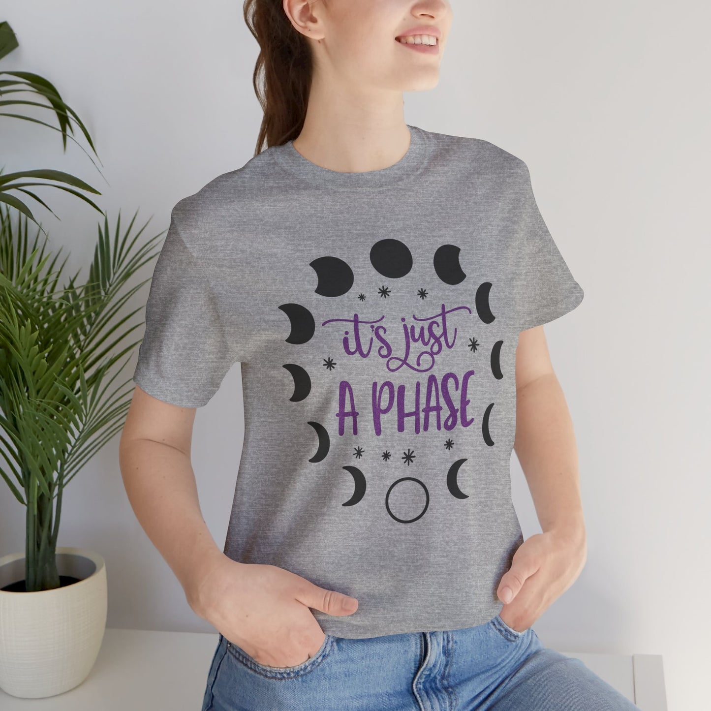 Its Just A Phase Shirt | Moon Phases T-Shirt | Unisex Astronomy Gift Witch Spiritual