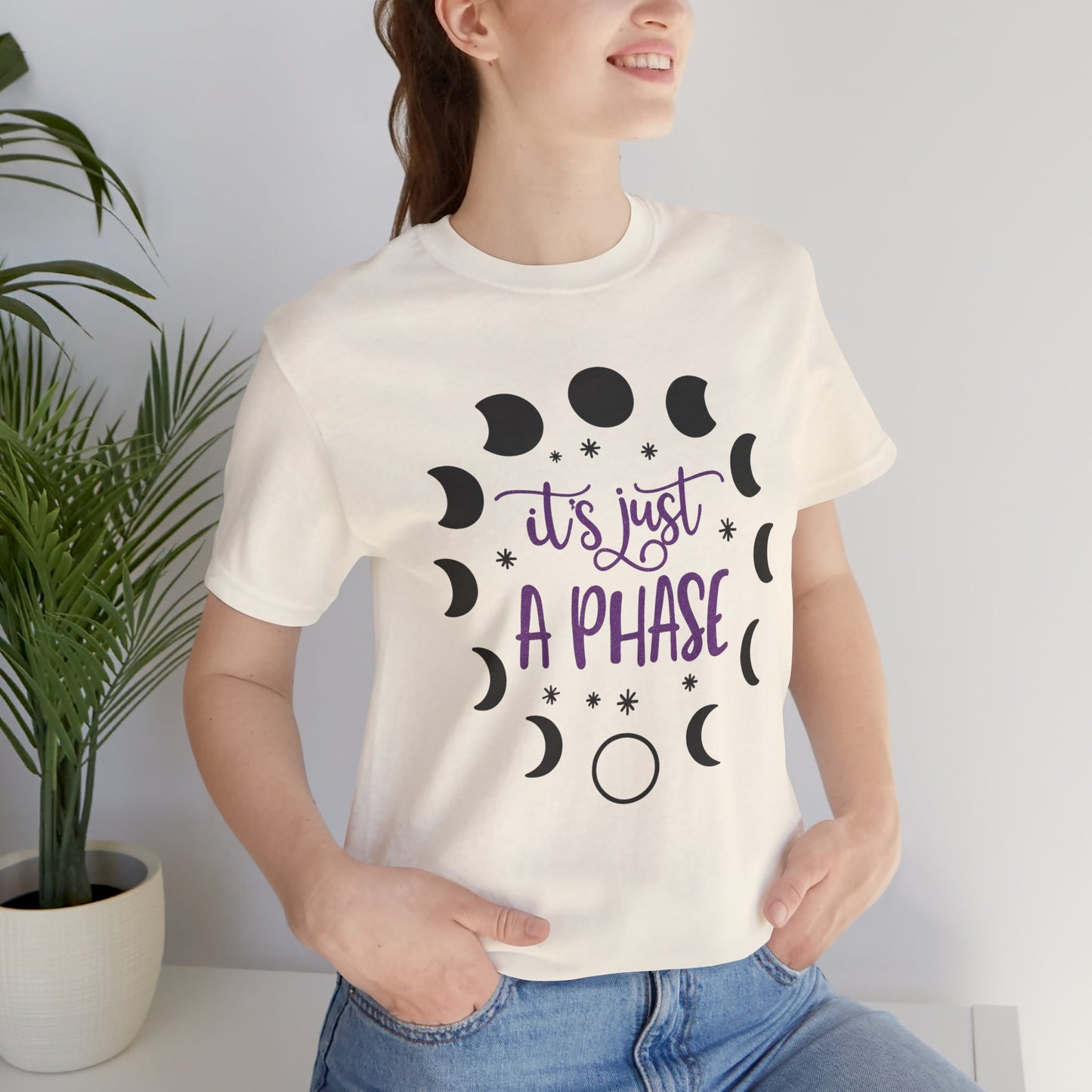 Its Just A Phase Shirt | Moon Phases T-Shirt | Unisex Astronomy Gift Witch Spiritual
