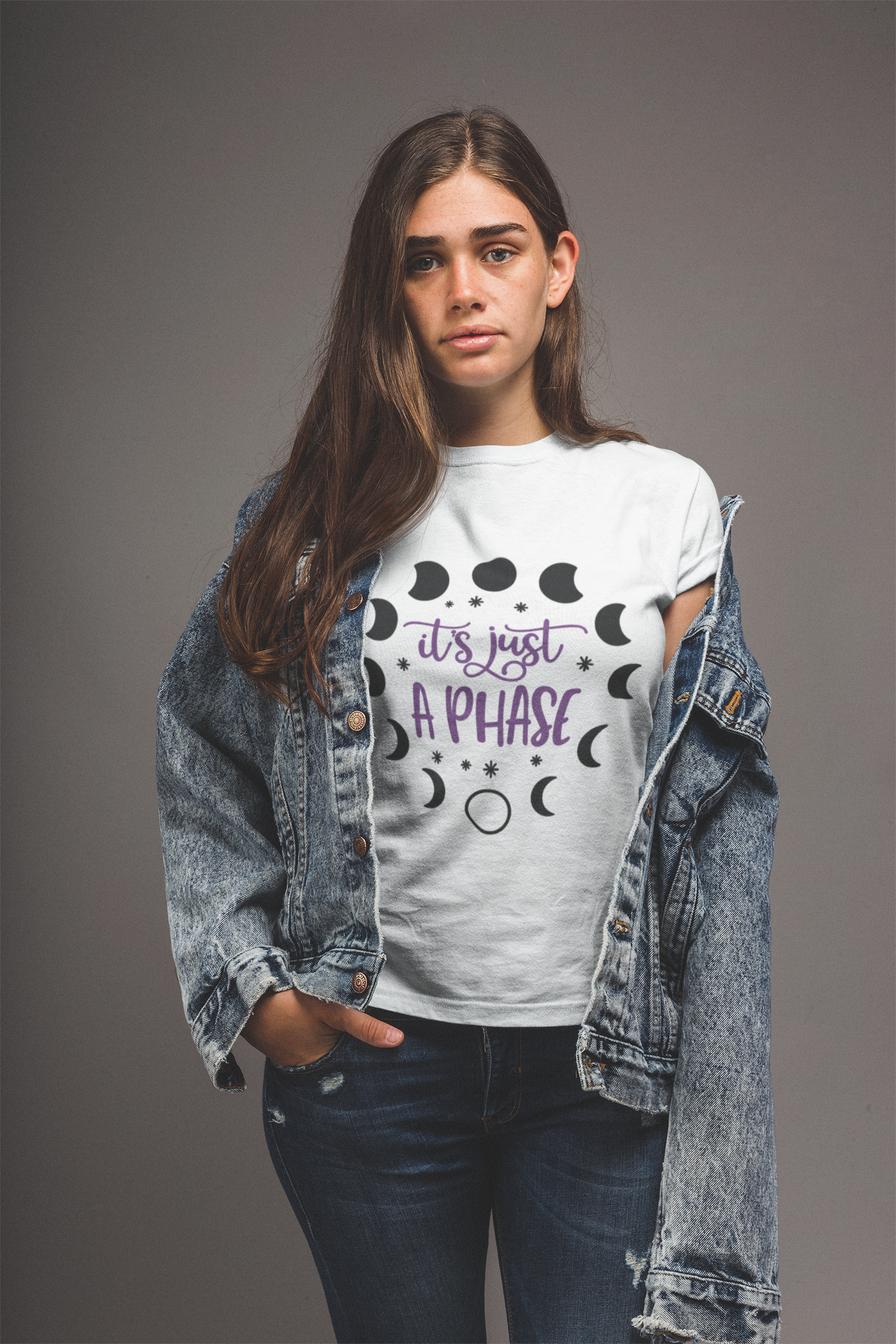 Its Just A Phase Shirt | Moon Phases T-Shirt | Unisex Astronomy Gift Witch Spiritual
