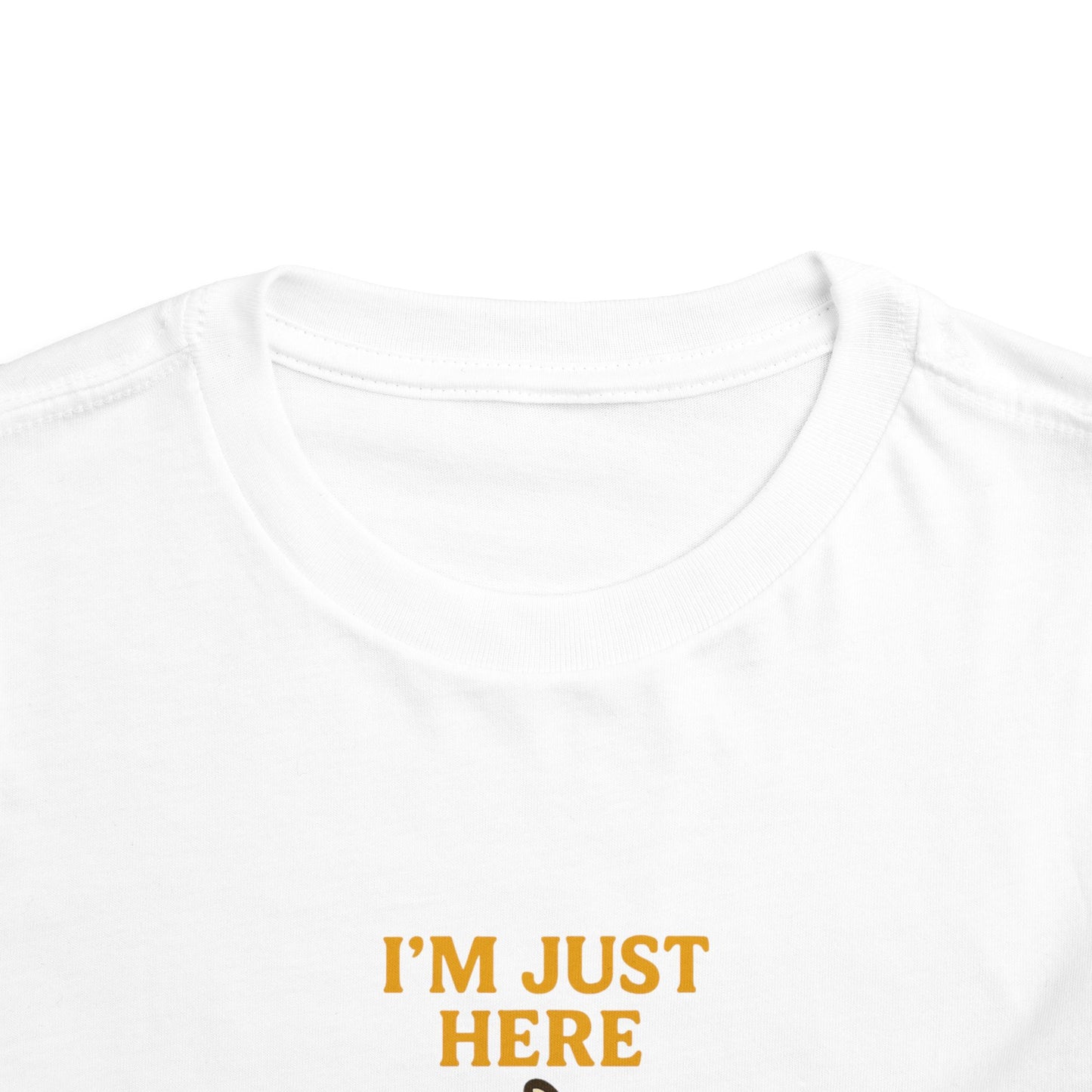 I'm Here for the Pie" Toddler Tee - Funny Thanksgiving Shirt