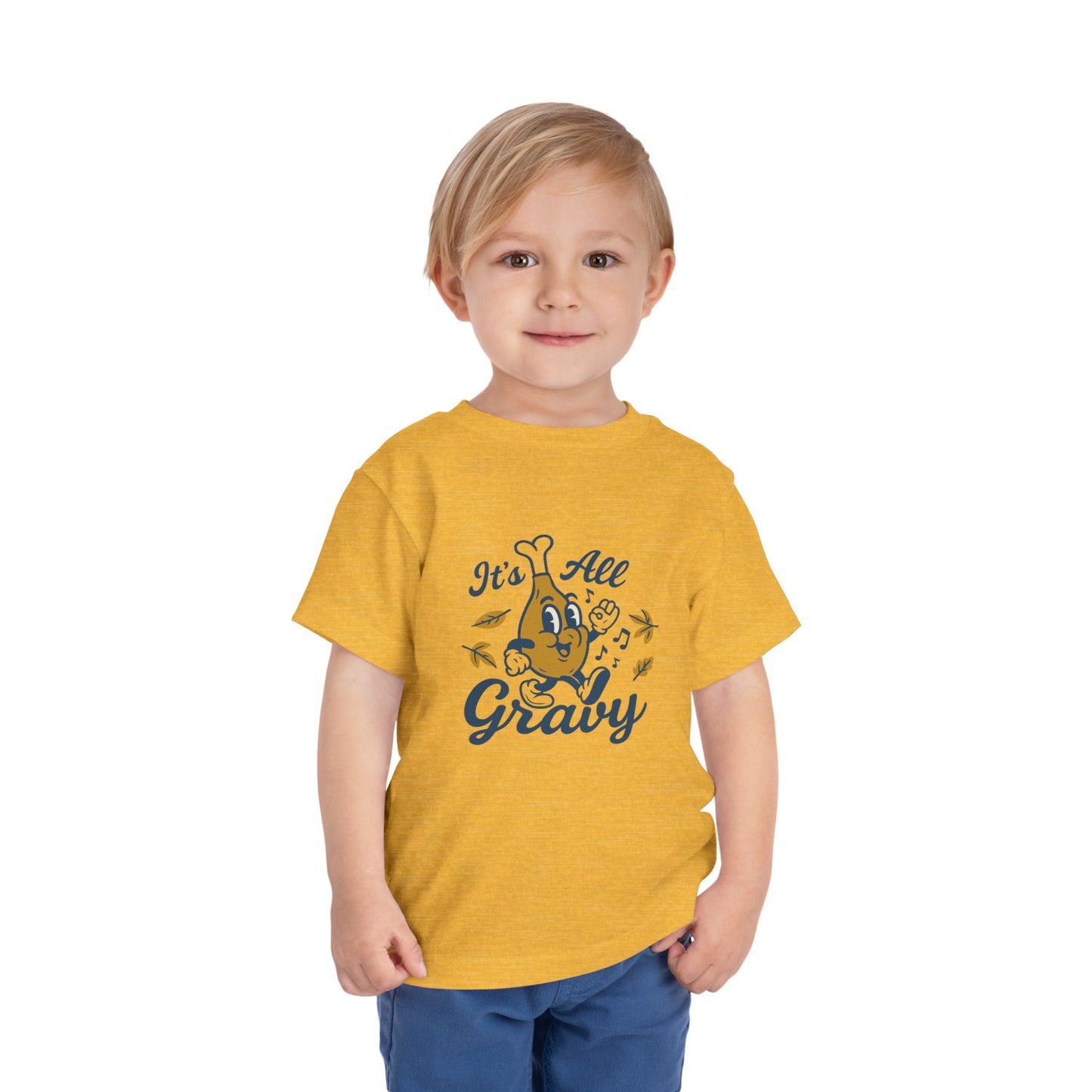 It's All Gravy" Turkey Leg Toddler Tee - Funny Thanksgiving Shirt