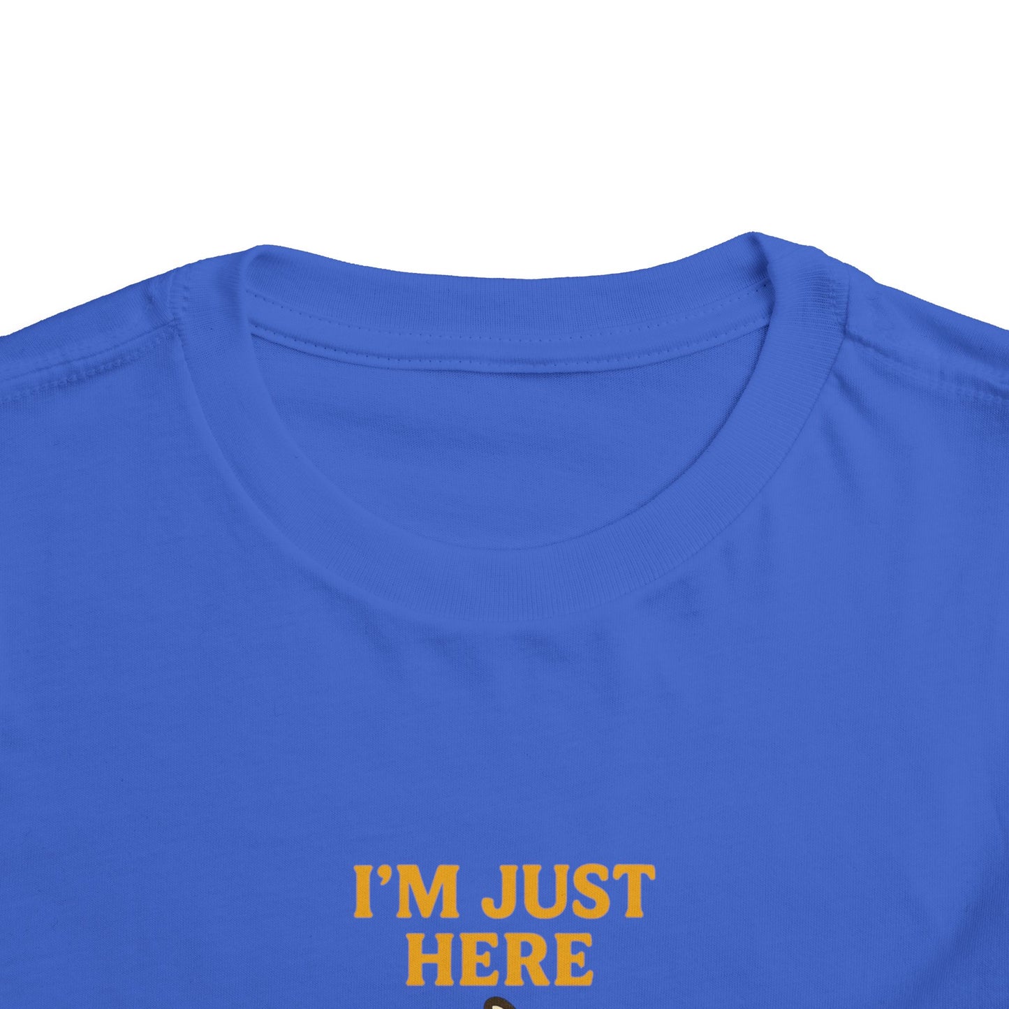 I'm Here for the Pie" Toddler Tee - Funny Thanksgiving Shirt