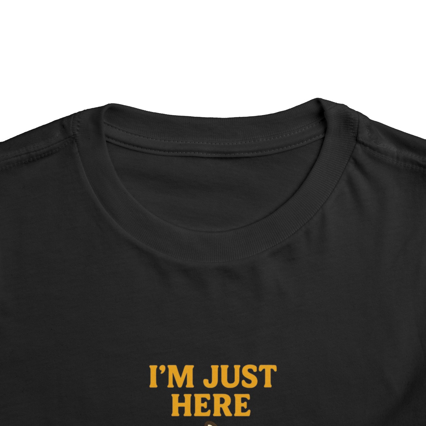 I'm Here for the Pie" Toddler Tee - Funny Thanksgiving Shirt