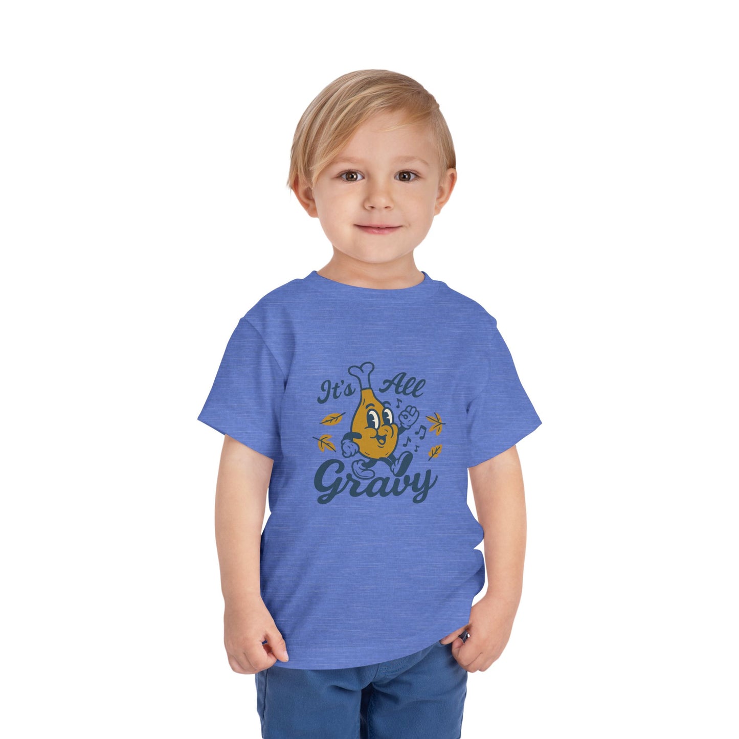It's All Gravy" Turkey Leg Toddler Tee - Funny Thanksgiving Shirt